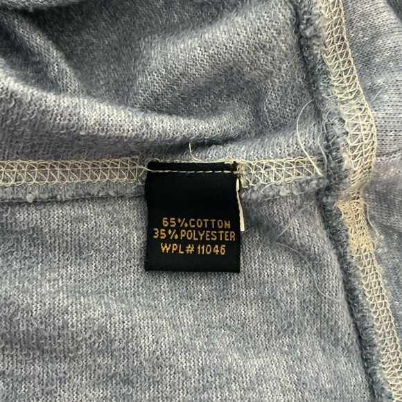 Vintage 1946  Sweater 1/4 Zip Cotton Blend Blue size XXL - Picture 5 of 7